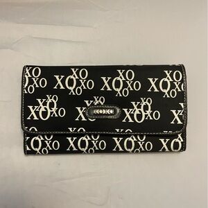 XoXo trifold wallet for women black & white
